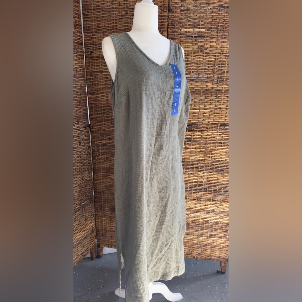 NWT Briggs Gauze Dress (L)$50